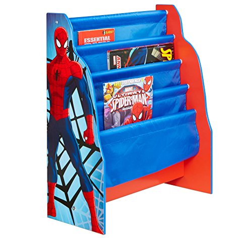 Marvel kids 'bibliothèque, bois, rouge