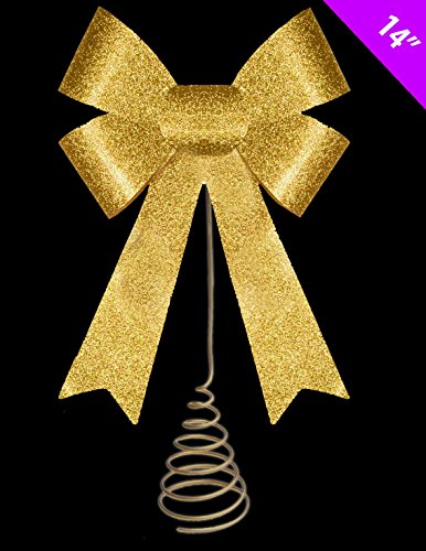 14 pouces Christmas Tree Top Décoration - GOLD ...