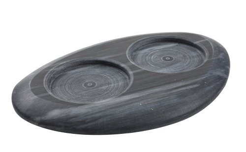 T&G Woodware Ltd T&G Marble Art Support pour 2 moulins Marbre Noir code EAN 5013338174584 