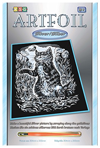 KSG 1034-artfoil argent pour bricoler et colori...