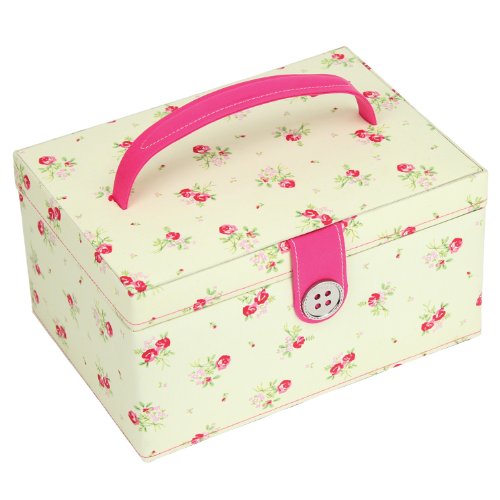 BUTTON IT Country Floral Medium Cream Floral Se...