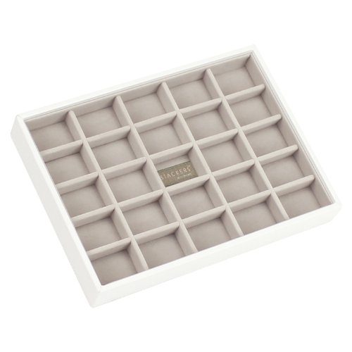 STACKERS jewellery box | classic white & grey v...