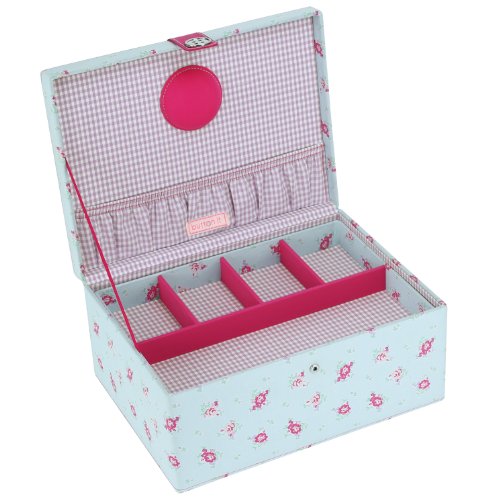 BUTTON IT Summer Fayre Large Duck Egg Blue Flor...