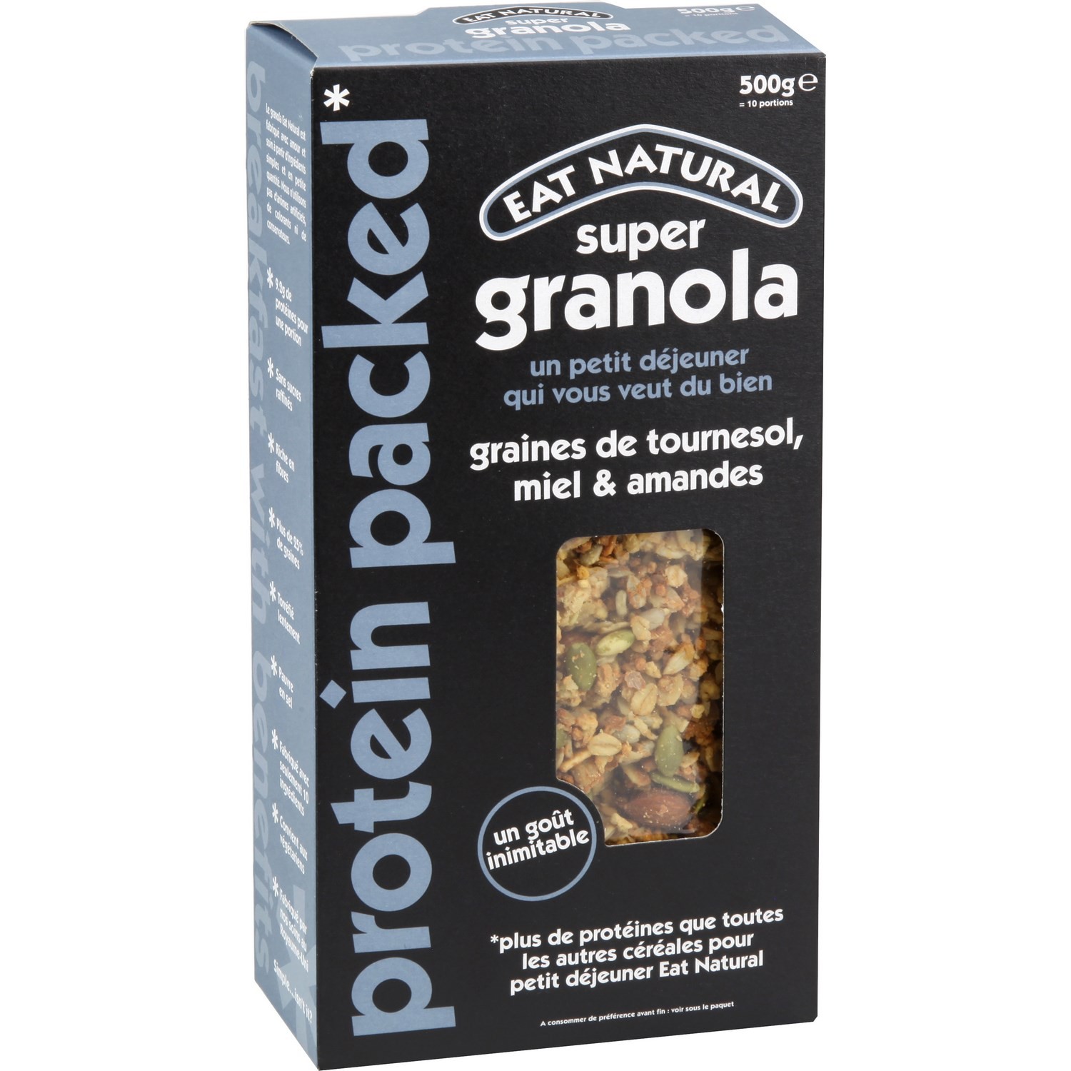 Céréales granola tournesol miel amandes EAT NATURAL 5013803000035 EAT NATURAL Céréales granola tournesol miel amandes EAT NATURAL 5013803000035 EAT NATURAL