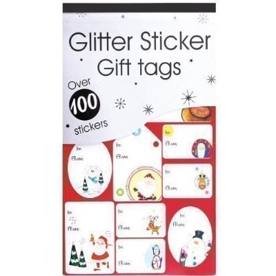 100 Autocollants Rouge et Vert Noel - pour Cade...