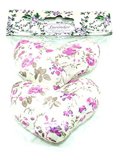 Parfumée au cœurs parfumée - Lavande - Lot de 2...