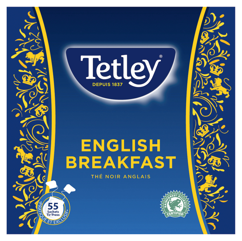 Tetley THÉ NOIR ENGLISH BREAKFAST Tetley code EAN 5014328046294 