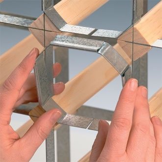 Longlife Lot de 5 clips en acier galvanisé pour...