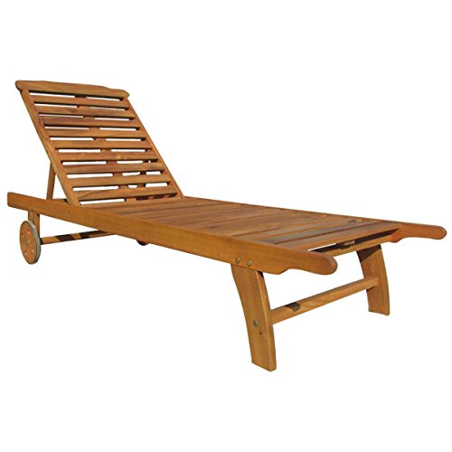Bentley Outdoor Bain de soleil/transat en bois balau - pour patio et jardin 5014555001219 (5014555001219)