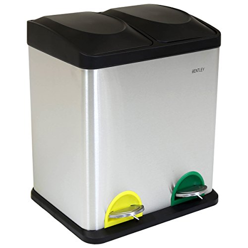 Bentley home - Poubelle de cuisine à pédale - 2...
