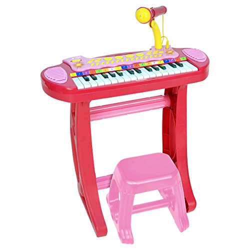 Charles Bentley Bontempi - Orgue électronique - micro/tabouret - enregistre/playback/démo 22 chansons - Rose code EAN 5014555090046 