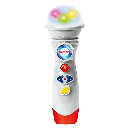 Charles Bentley Bontempi - Micro pour karaoké - effets lumineux/chansons de démo/fonction enregistrement - 3 ans et + code EAN 5014555090275 