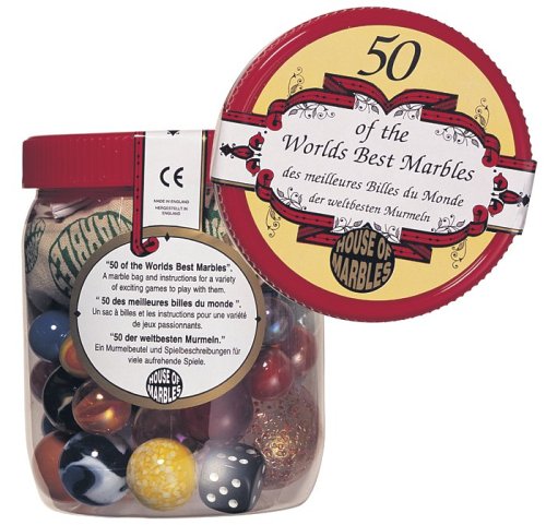 House Of Marbles Boite de 50 billes