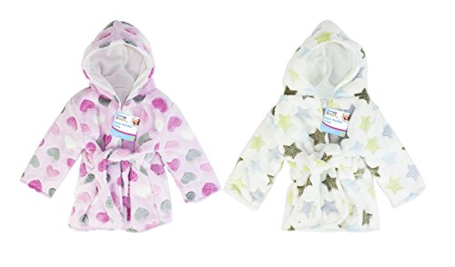 First Steps Peignoir bébé Peignoir à Capuche en polaire garçon fille Bleu bleu code EAN 5015302104092 