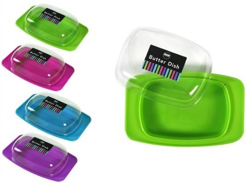 RSW Beurrier coloré avec couvercle transparent couleurs assorties 5015302469405 (5015302469405)