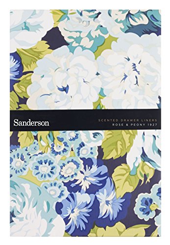 1927 rose et pivoine pour tiroirs (x 5 feuilles...