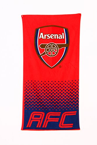 Arsenal F.C. Arsenal FC Football Club Red Blue Beach Bath Towel Fan Fade Design Team Official code EAN 5015860227639 