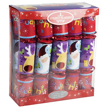 RMS International Family Christmas Crackers - Papillotes Surprises - 10 Pièces - Modèle Aléatoire 5015934514771 (5015934514771)