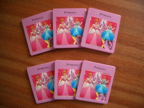 Puzzles A glisser Mini Princesse X 6 Rétro Parf...