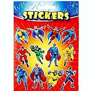 24 Feuilles De Super-héro Autocollants