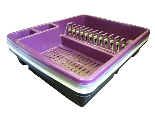 Égouttoir à vaisselle en plastique crème