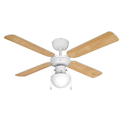 Blanc, 106 cm ventilateur de plafond moderne av...