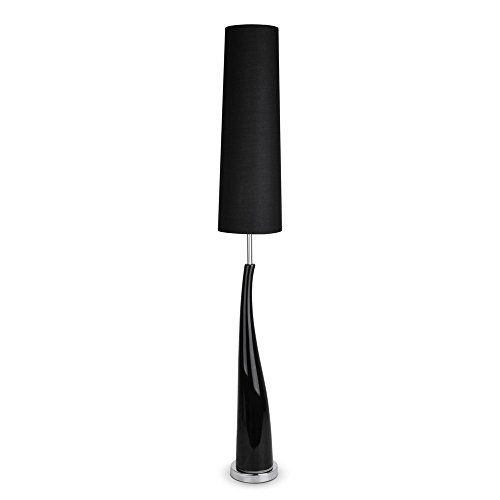 - lampadaire moderne. céramique noir brillant e...