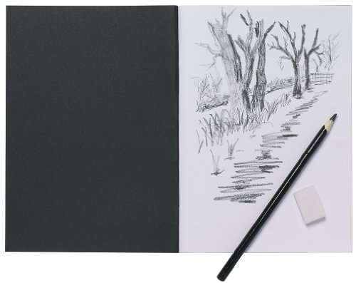 Carnet de croquis format a5 blanc/noir