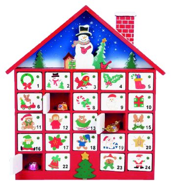 Clous de l'avent de la maison bois 40 cm