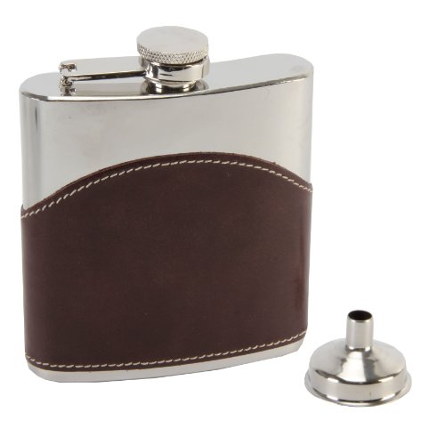 Harvey Makin 6 oz Flasque Entonnoir en cuir de ...