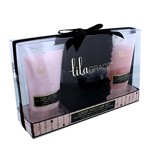 Lila Grace Rose Pailleté à Pois Cozy pieds parf...