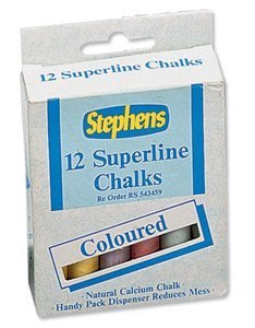 Stephens Boîte de 12 craies coloré 5017595543411 (5017595543411)