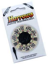 Harrows - boîte de 100 pointes - 2ba - courtes - noires code EAN 5017626002047 