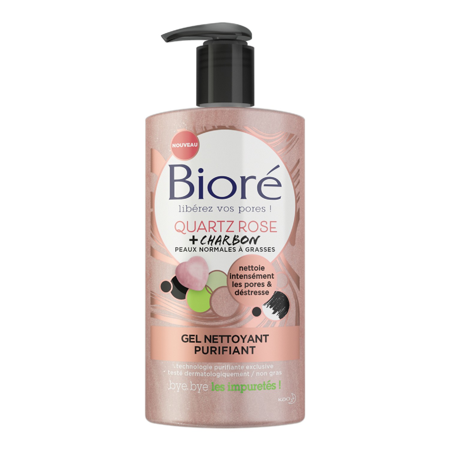 BIORE Gel nettoyant rose charbon BIORE code EAN 5017634266639 