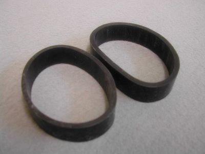 Lot de 2 courroies d'entraînement pour aspirate...