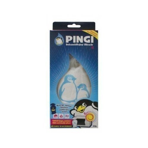 Pingi Sachet déshydratant pour déshumidificateur rechargeable et pièce à humidité 450 g code EAN 5018284251211 