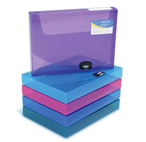 Boite a documents avec bouton-pression en polyp...