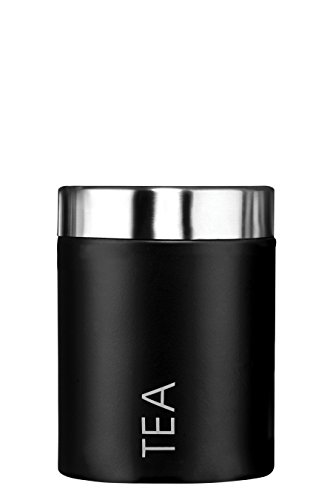 0508675 boîte à thé en émail noir et couvercles...