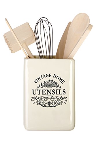Premier Vintage Home Pot avec ustensiles Carré