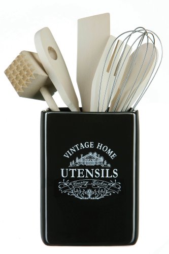 Premier Vintage Home Pot avec ustensiles Carré ...