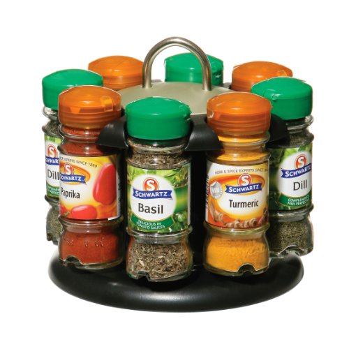 Tourniquet range-épices 8 pots standards 1 nive...