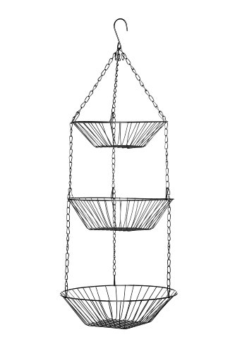 Premier Paniers à suspendre 3 étages 28 cm x 71 cm
