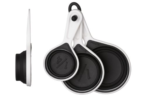 0807012 ensemble de 4 cuillères à mesurer pliab...