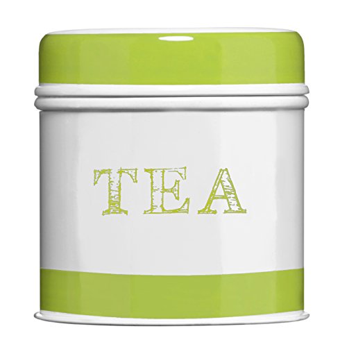 0507923 boîte à thé en acier galvanisé blanc av...