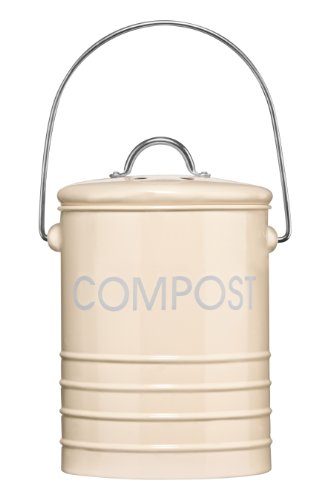 0510020 bac à compost avec poignée crème