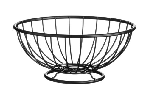 0508342 helix corbeille à fruits métal revêtu noir