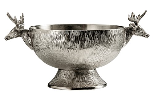 Bol à punch, cerf finition nickel 5018705799506 Premier Housewares
