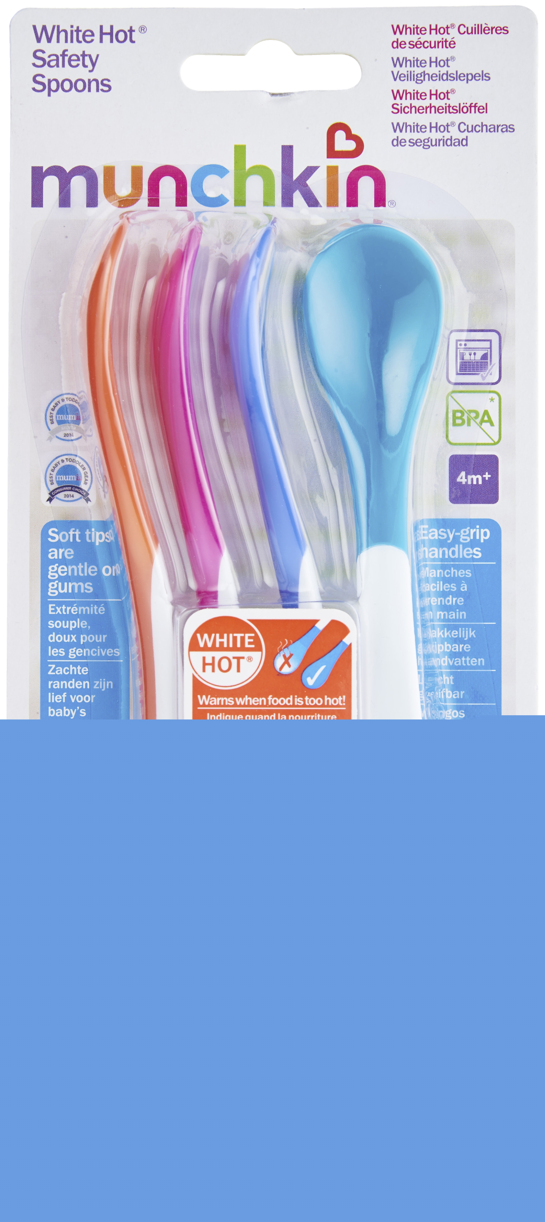 4 cuillères thermosensibles Munchkin