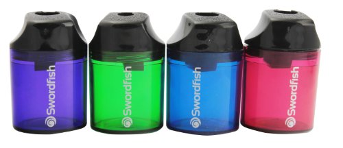 Swordfish Trou double canister stylo taille-crayons - assorti code EAN 5019118004805 