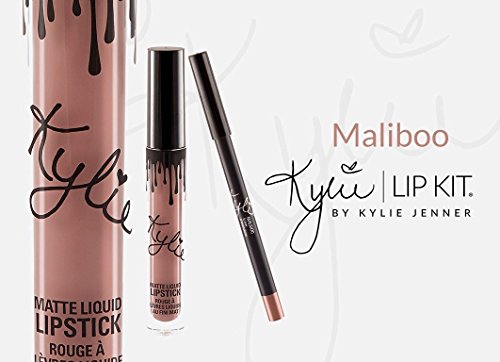 Kylie Matte Liquid Lipstick & Lip Liner - Maliboo